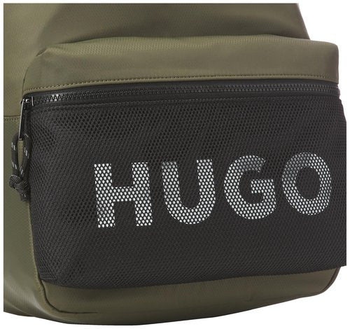 HUGO Mesh Logo Backpack, spinach green, PCE.