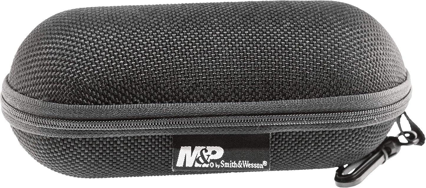 Smith & Wesson M&P Whitehawk Full Frame Shooting Glasses with No-Slip Rubber, Impact Resistance and Anti-Fog Lenses for Shooting, Working and Everyday Use