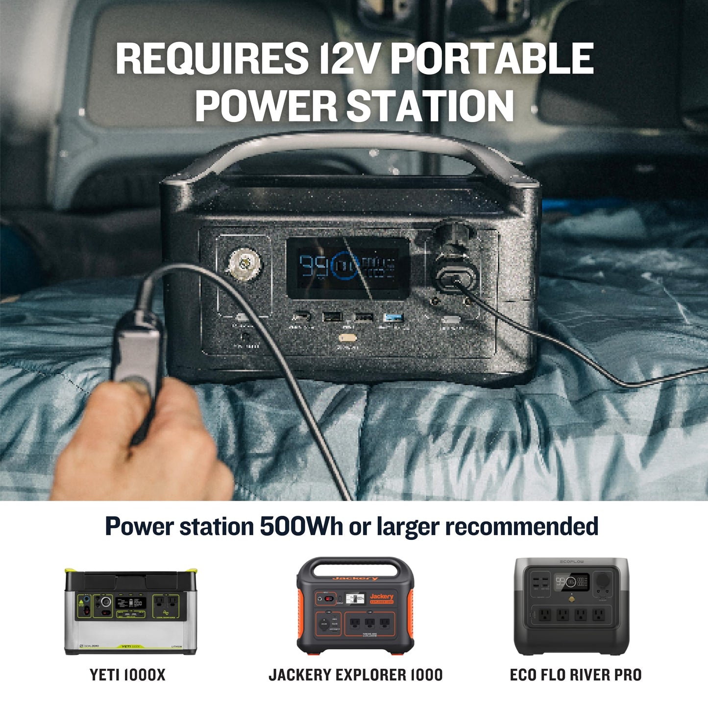 Ignik Topside 12-Volt Powered Portable Heated Blanket, Arctic