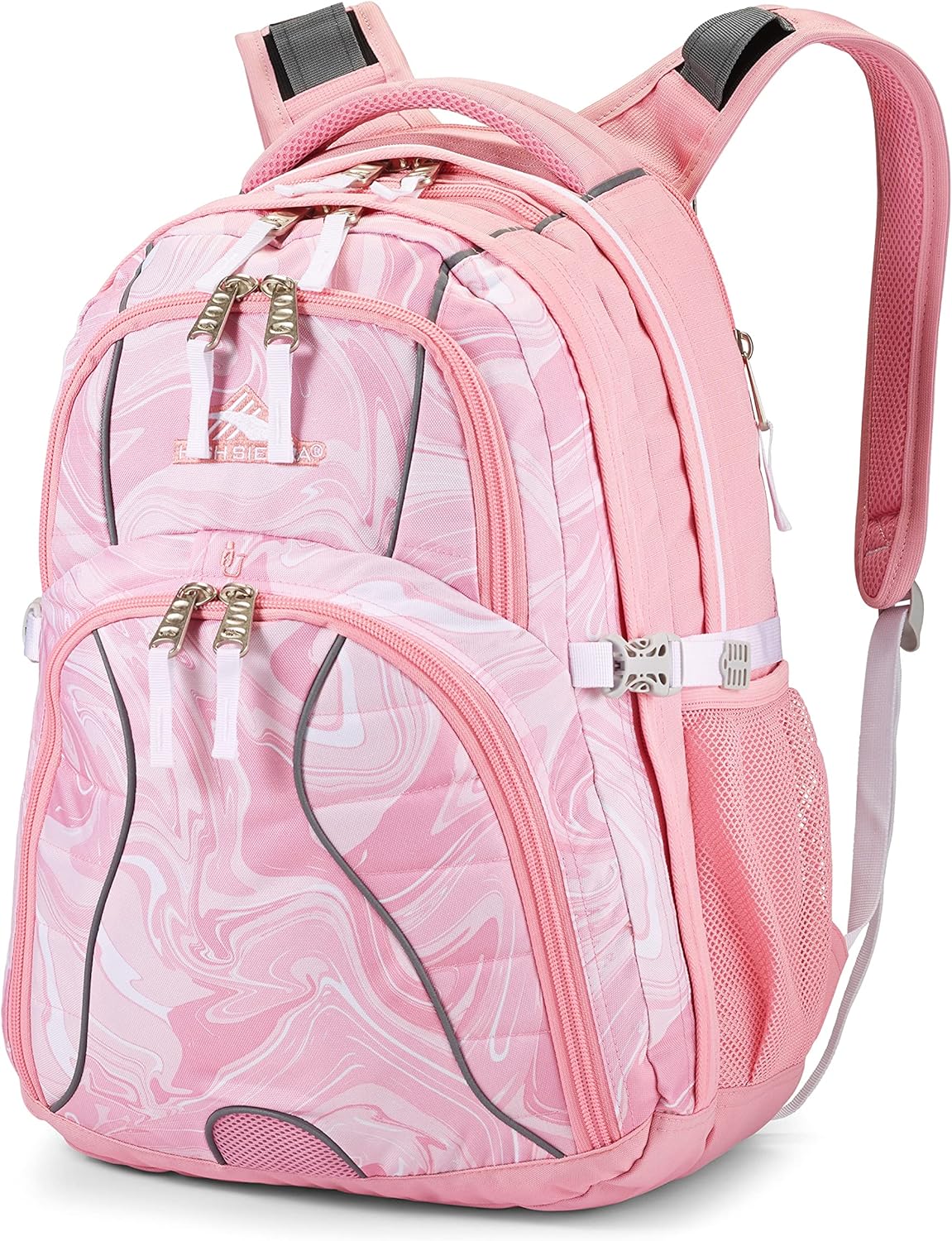 High Sierra Swerve Laptop Backpack, Crimson/Black, One Size