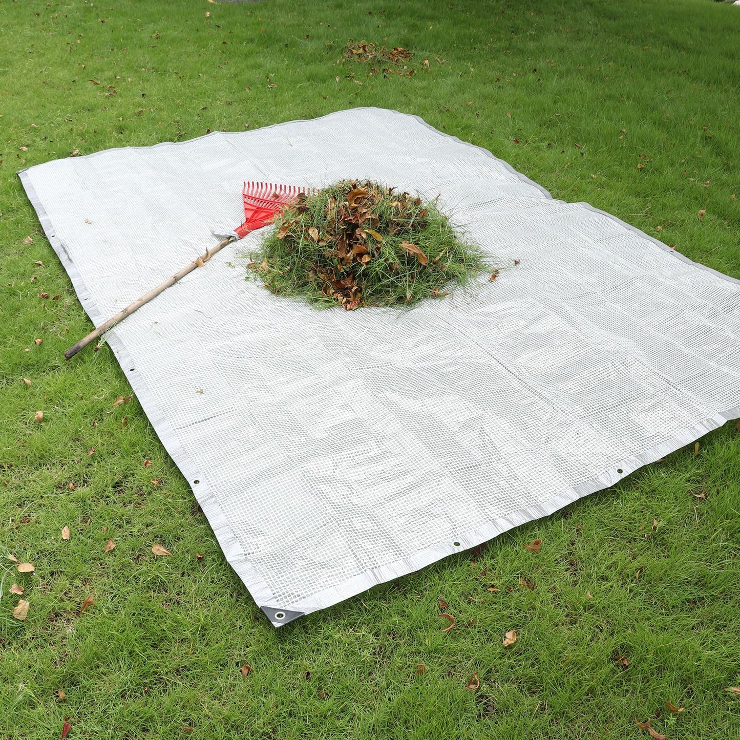 Abrotain White Tarp Waterproof 18mil tarps Multipurpose Protective Cover UV Resistance Greenhouse Tarp Canopy Tent Yard Furniture Garden Bed Outdoor Activities