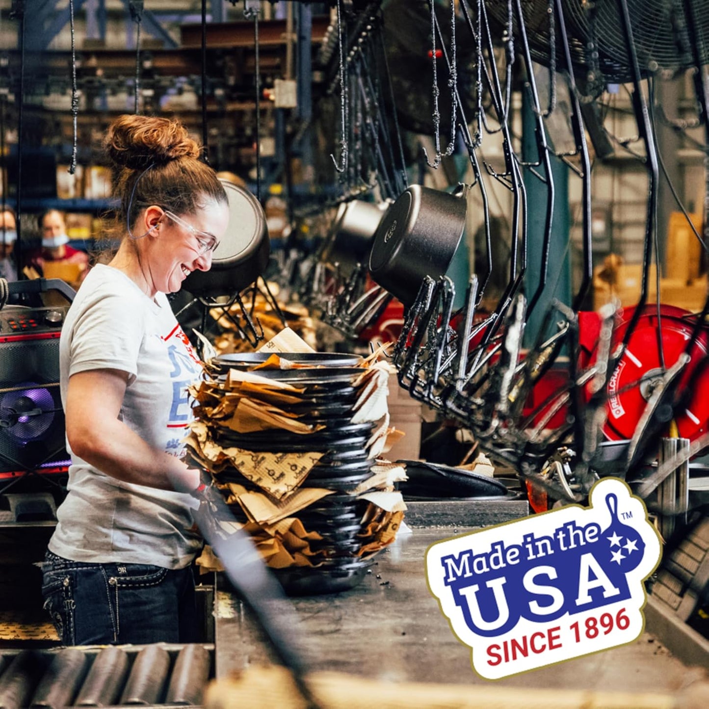 Adjustable Camp Tripod for Camping & Hiking - Lodge ATP2, 40-60 Inch Black