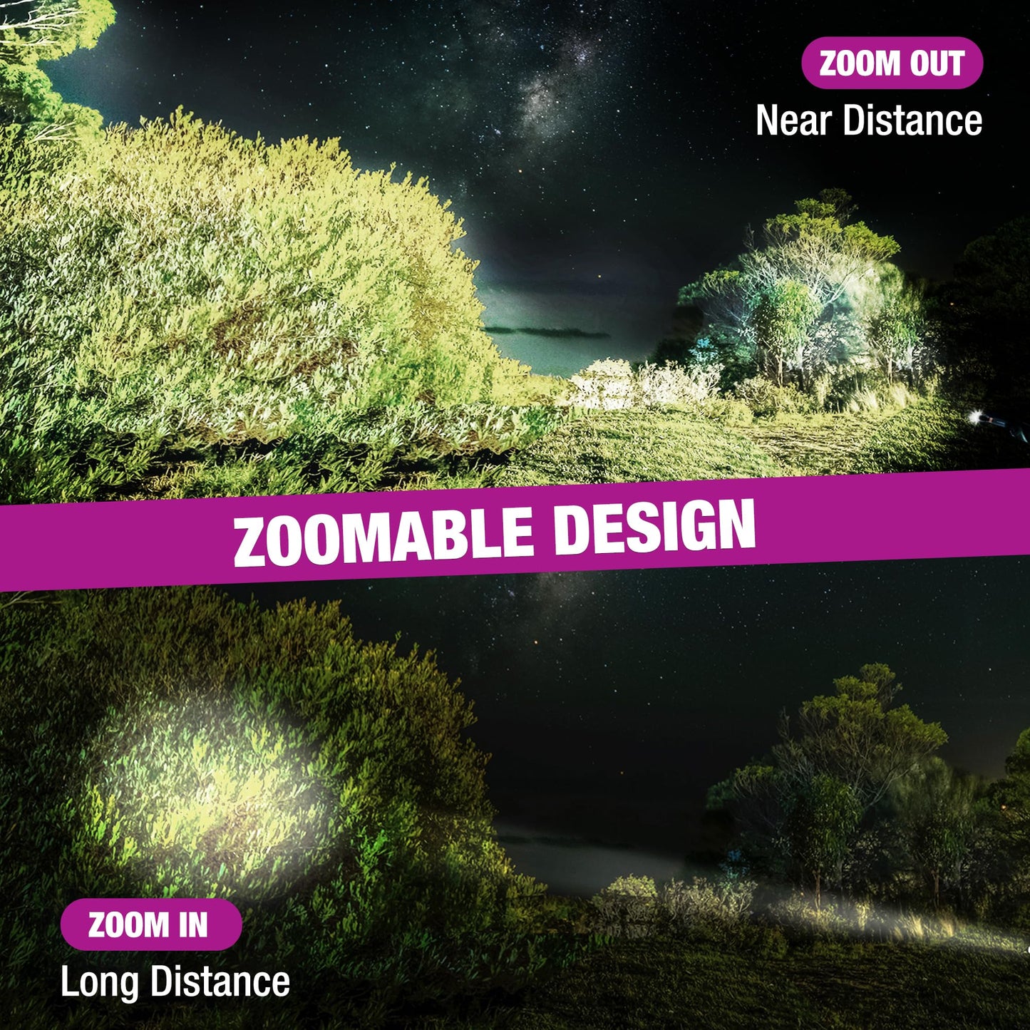 EverBrite Rechargeable Pen Flashlight with UV Light and White Light, 395nm Black Flashlight with Clip, Zoomable 4 Modes with Memory Function, USB C Cable, for Camping, Emergency, Pet Urine Detection