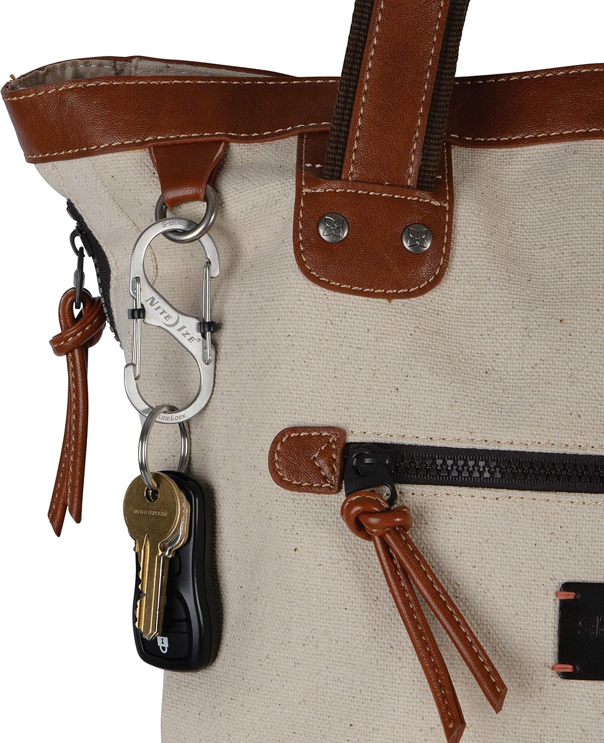 Nite Ize Size-3 S-Biner SlideLock Dual Carabiner, Locking Gates, Stainless Steel