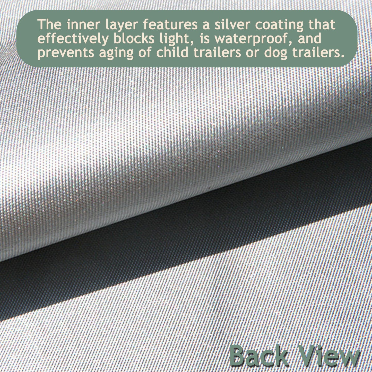 Amazing Fair Bicycle Trailer Cover - Waterproof Oxford Material with PU Coating, UV Resistant, Windproof and Dustproof, Suitable for 55x33x39 inches (140x84x100 cm) Trailers.