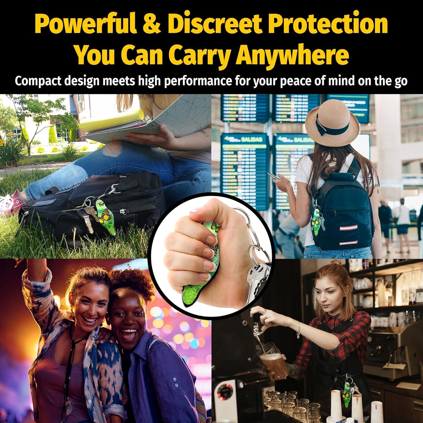 Self Defense Keychain Tool – Stylish & Portable Safety Accessory for Men & Women – TSA Approved
