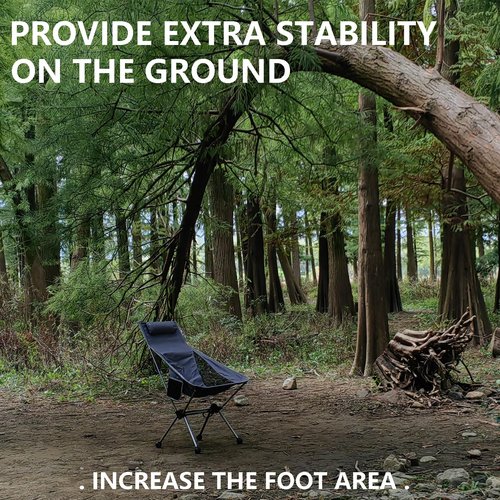 TAGUTA Camping Chair Feet 14mm Anti Sinking Rubber Ball Feet Helinox Chair Accessories Helinox Zero/One/Naturehike/Big Agnes Feet(Fits 14mm Legs)