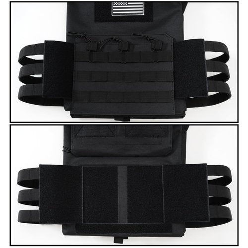 KUIEDIS Kids Tactical Vest,Adjustable Training Protective Outdoor Vest,Suitable for Airsoft Paintball Game Equipment