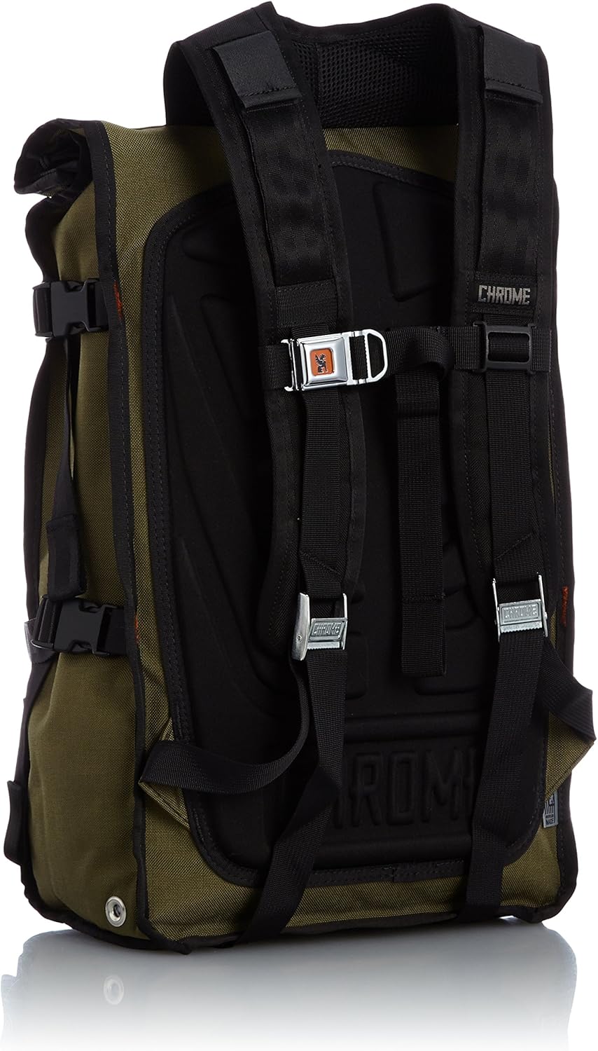 Chrome Industries Pro Barrage Waterproof Roll-Top Satchel Backpack Black Black