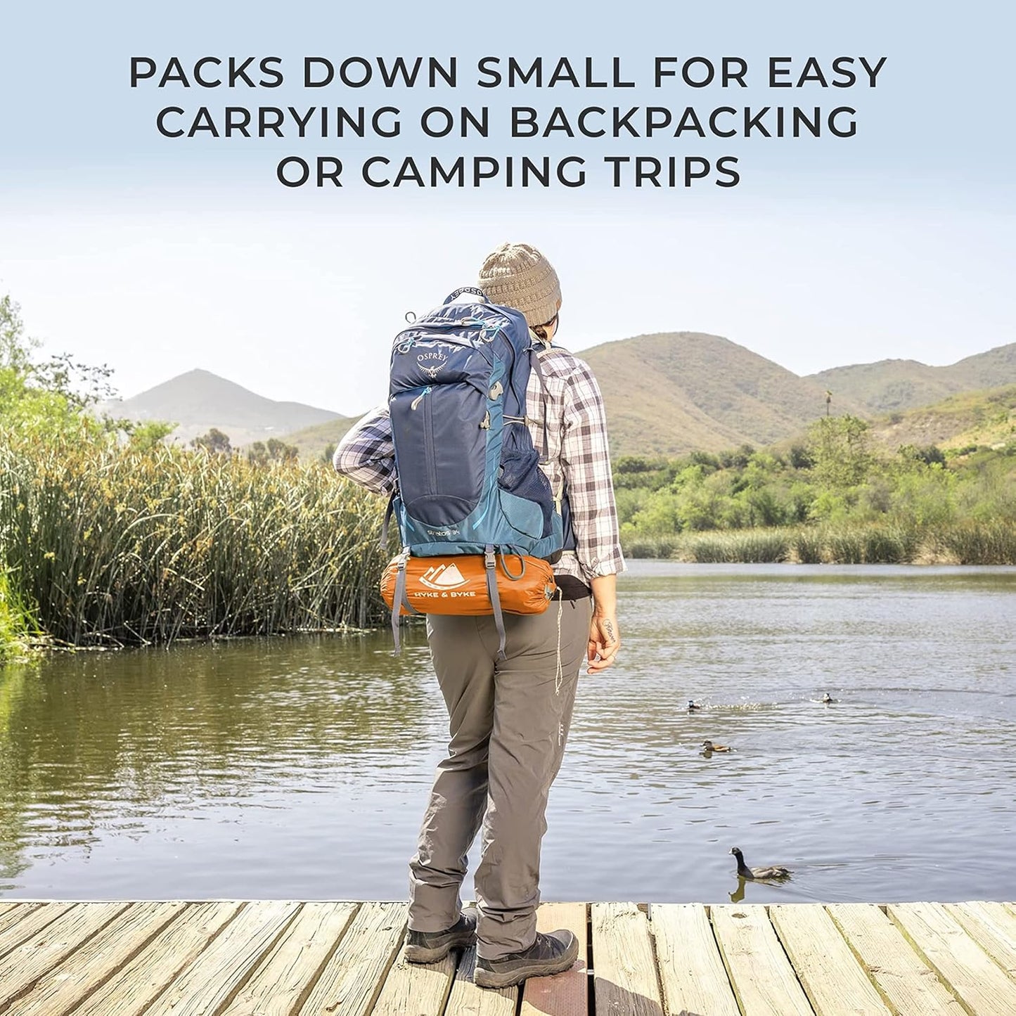 Hyke & Byke Yosemite Hiking & Backpacking Tent - 3 Season Ultralight, Waterproof Tent for Camping w/Rain Fly and Footprint - 2 Person - Lime Green