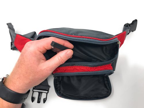 Deluxe Bulk 5 Pack of Colorful Sling Bag Waist Fanny or Cross Chest Packs - Perfect Hip Day Bag - Large 2 Pocket Design with Adjustable Snap Buckle