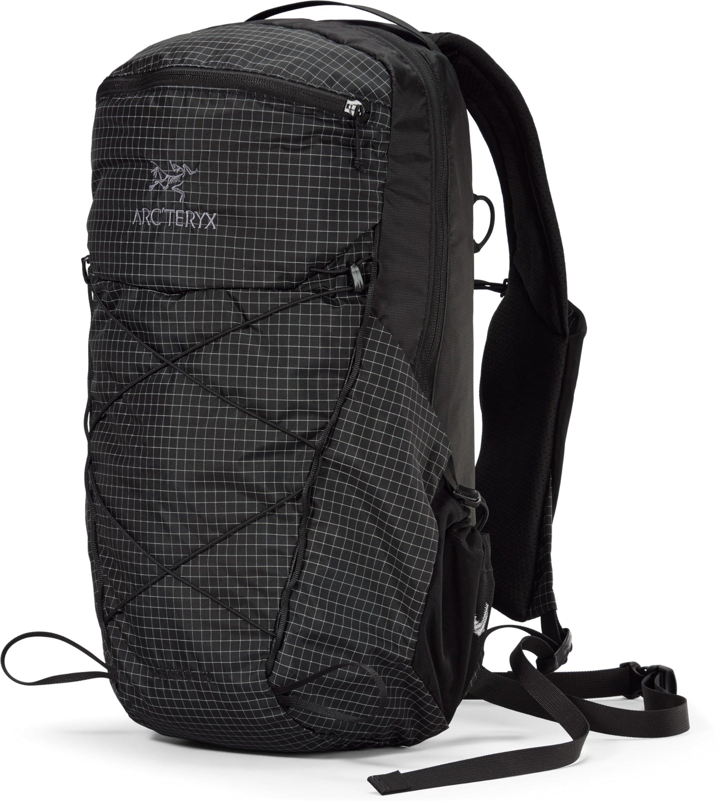 Arc'teryx Aerios 18 Backpack | Ultralight 18L Daypack with a Customizable Fit | Black, Regular