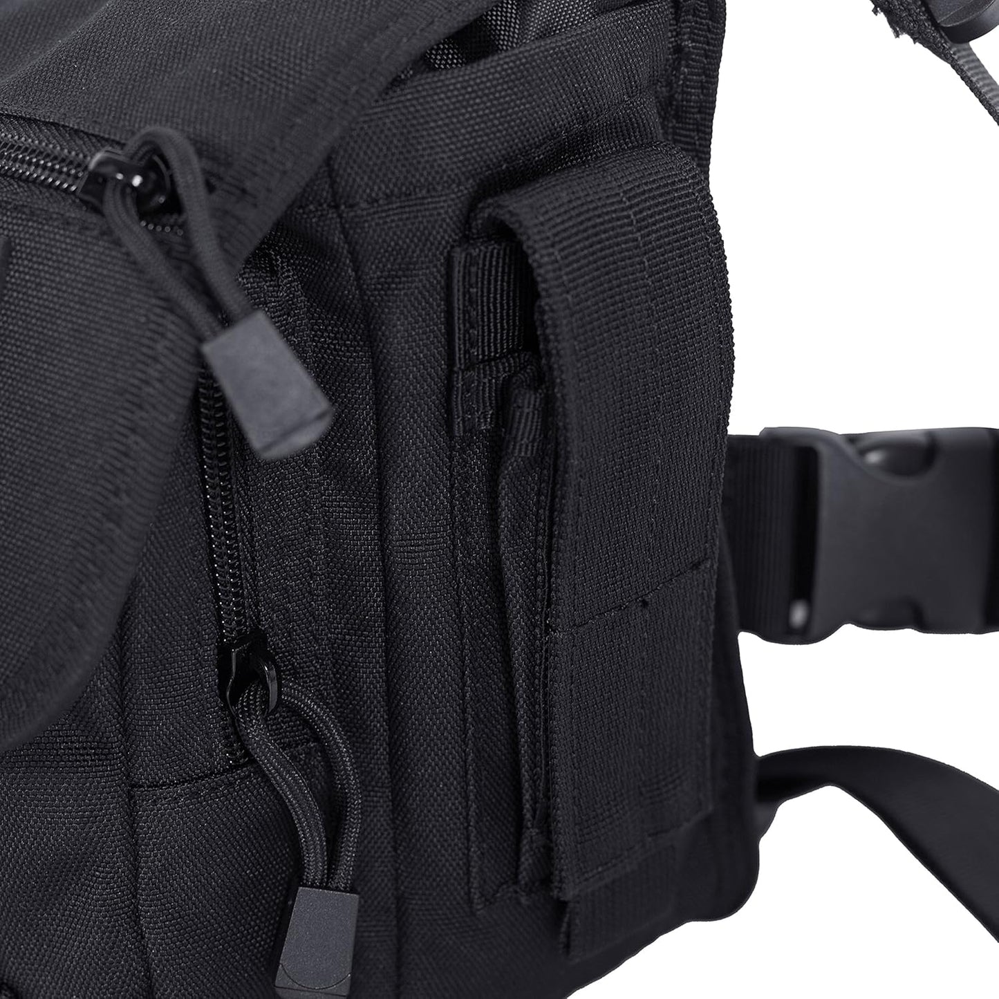 Waterproof Tactical Leg Bag for Hiking & Airsoft - Seibertron Black Utility Pouch