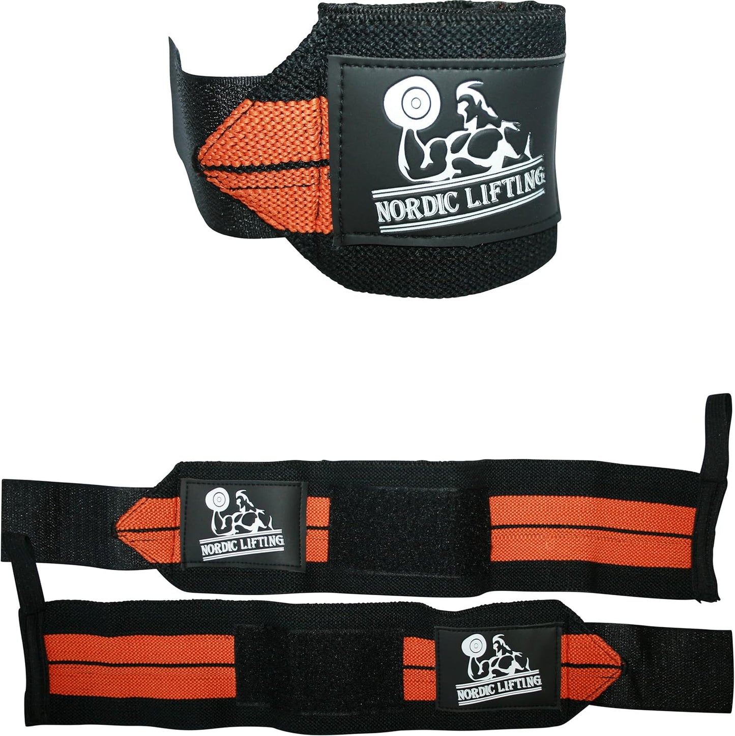 Wrist Wraps (1 Pair/2 Wraps) for Weightlifting/Cross Training/Powerlifting/Bodybuilding - for Women & Men - Premium Quality Equipment for The Absolutely Best Hand Strength & Support - 1 Year Warranty