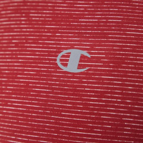 Champion, Novelty Sport, Wicking, Anti-Odor Lightweight Men's T-Shirt, Cardinal Heather C Logo