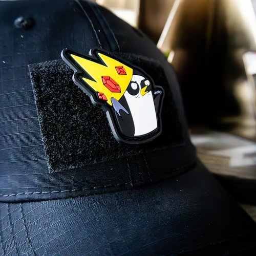 Penguin King - PVC Morale Patch | Hook & Loop Backing