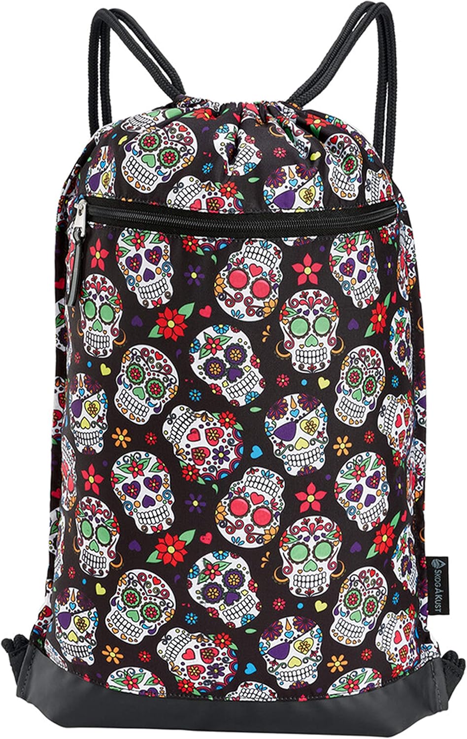 Skog Å Kust GymSak | Patented 2-in-1 Drawstring Cinch Bag with Removable Waterproof Dry Bag | Red