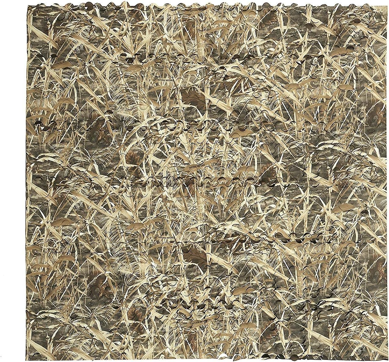 AUSCAMOTEK 300D Durable Camo Netting for Duck Hunting Blinds Brown 5ft×10ft/5ft×13ft/5ft×20ft