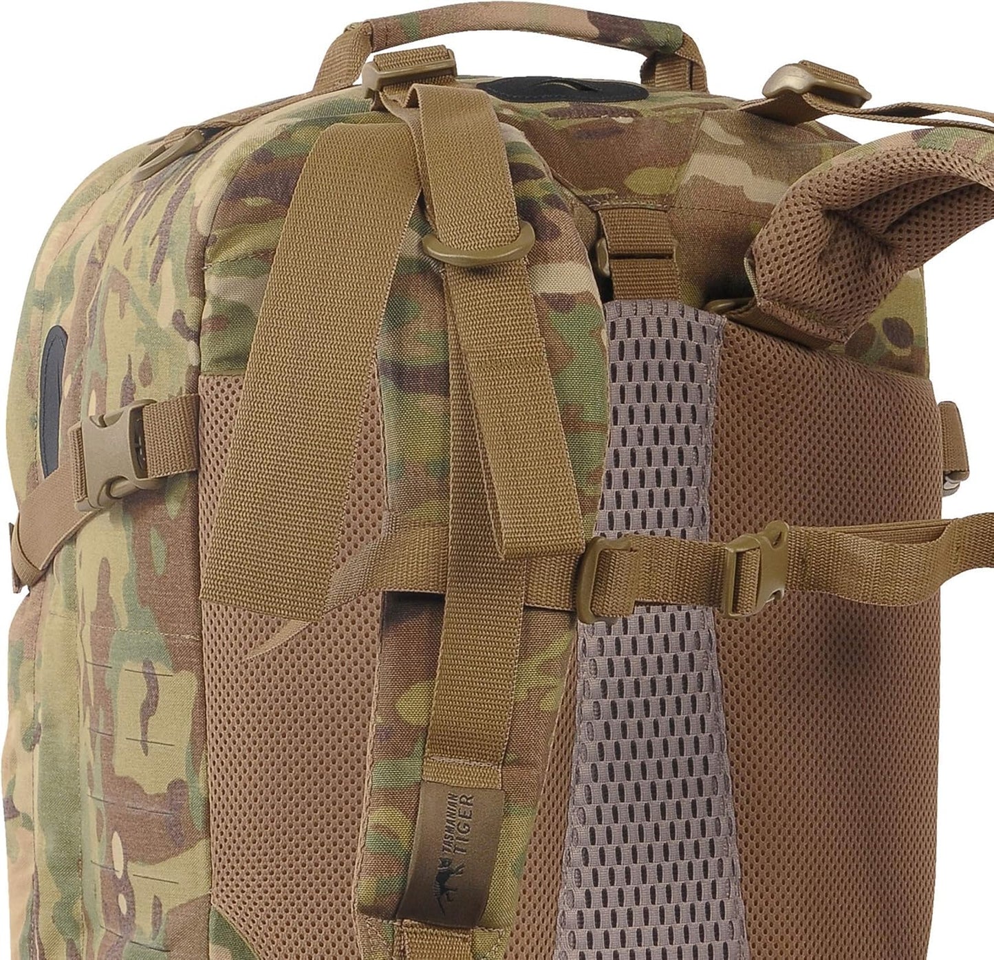 Tasmanian Tiger Mission Pack Mk II, 37L Combat Backpack with Laser Cut MOLLE System, YKK RC Zippers, Olive