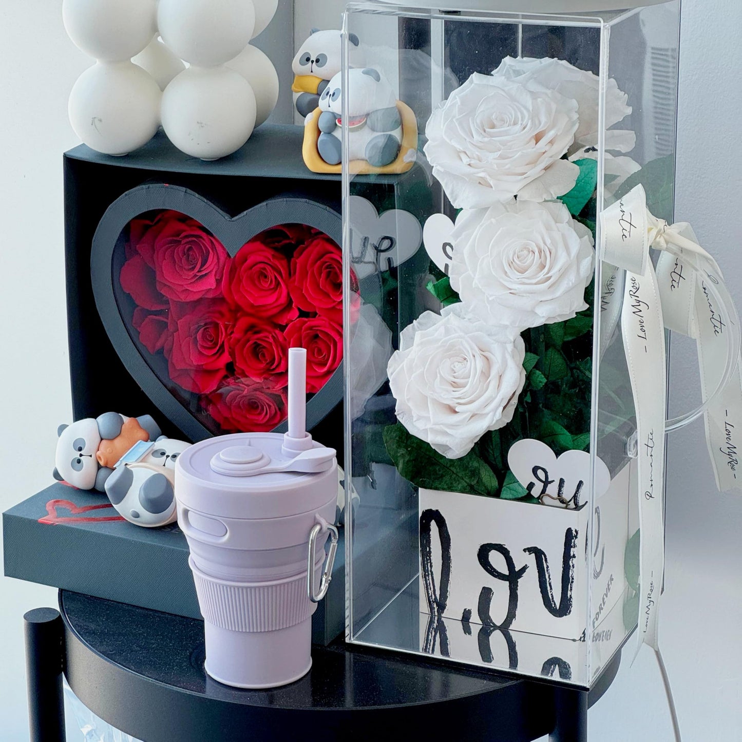 JSHYGOUP Silicone Collapsible Travel Mug Purple 15oz / 450ml - Leak-Proof Reusable Silicone Water Bottle for Hot and Cold Beverages - Travel Office and Home - Dishwasher Safe - Straw Included