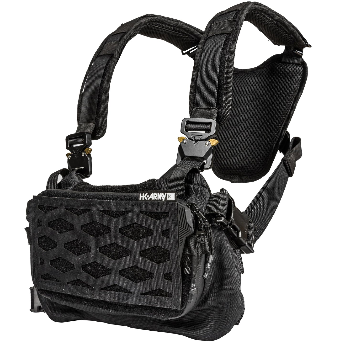 HK Army Hostile Sector Chest Rig - MOLLE Tactical Airsoft Vest (Black)