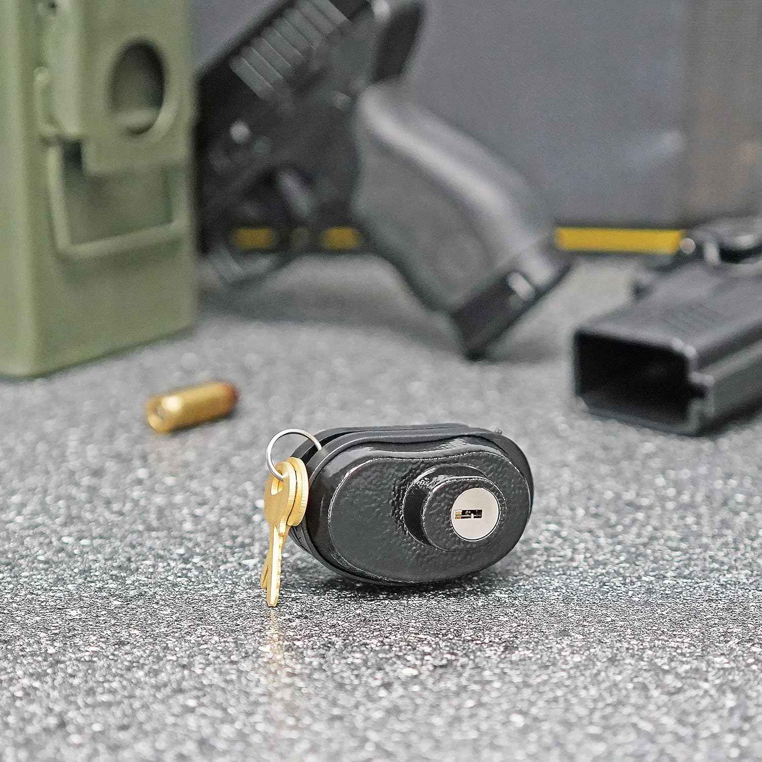 Universal Keyed Alike Gun Lock for Pistols, Rifles & Shotguns - Secure Your Firearms