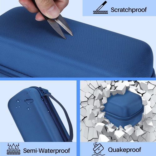 Lebakort Hard Case Compatible with Blue Tees Golf Player+ GPS Speaker (Navy Case)