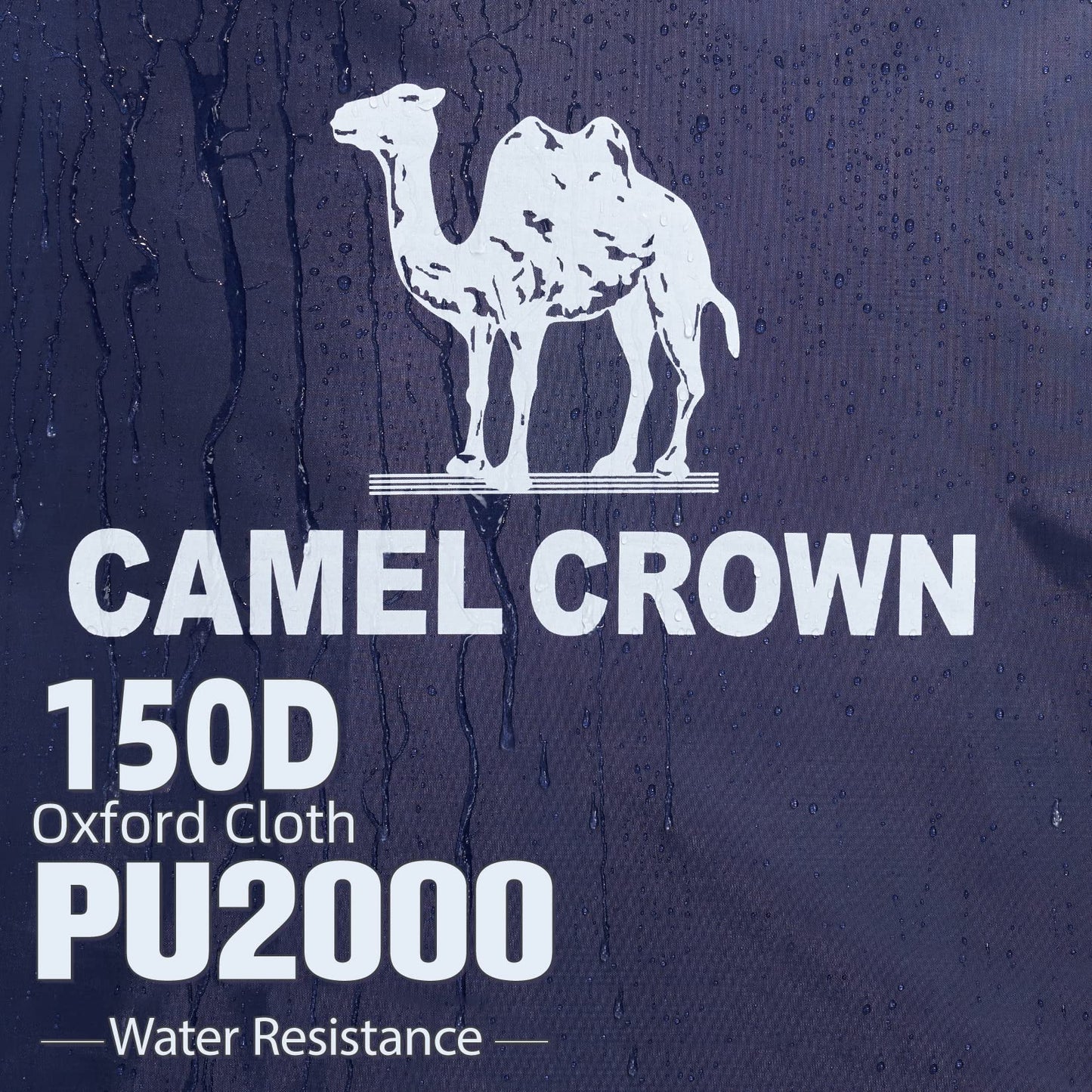CAMEL CROWN 2 Person Camping Tent with Removable Rain Fly, Easy Setup Outdoor Tents Water Resistant Lightweight Portable for Family Backpacking