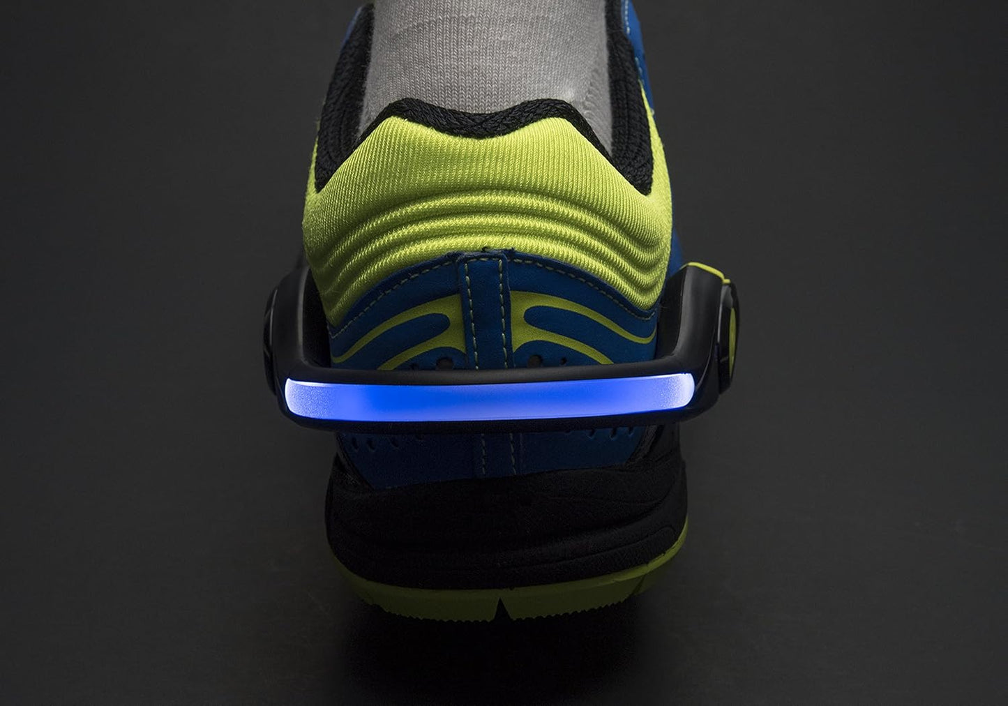 Nathan LightSpur RX LED Heel Spur, Black/Safety Yellow