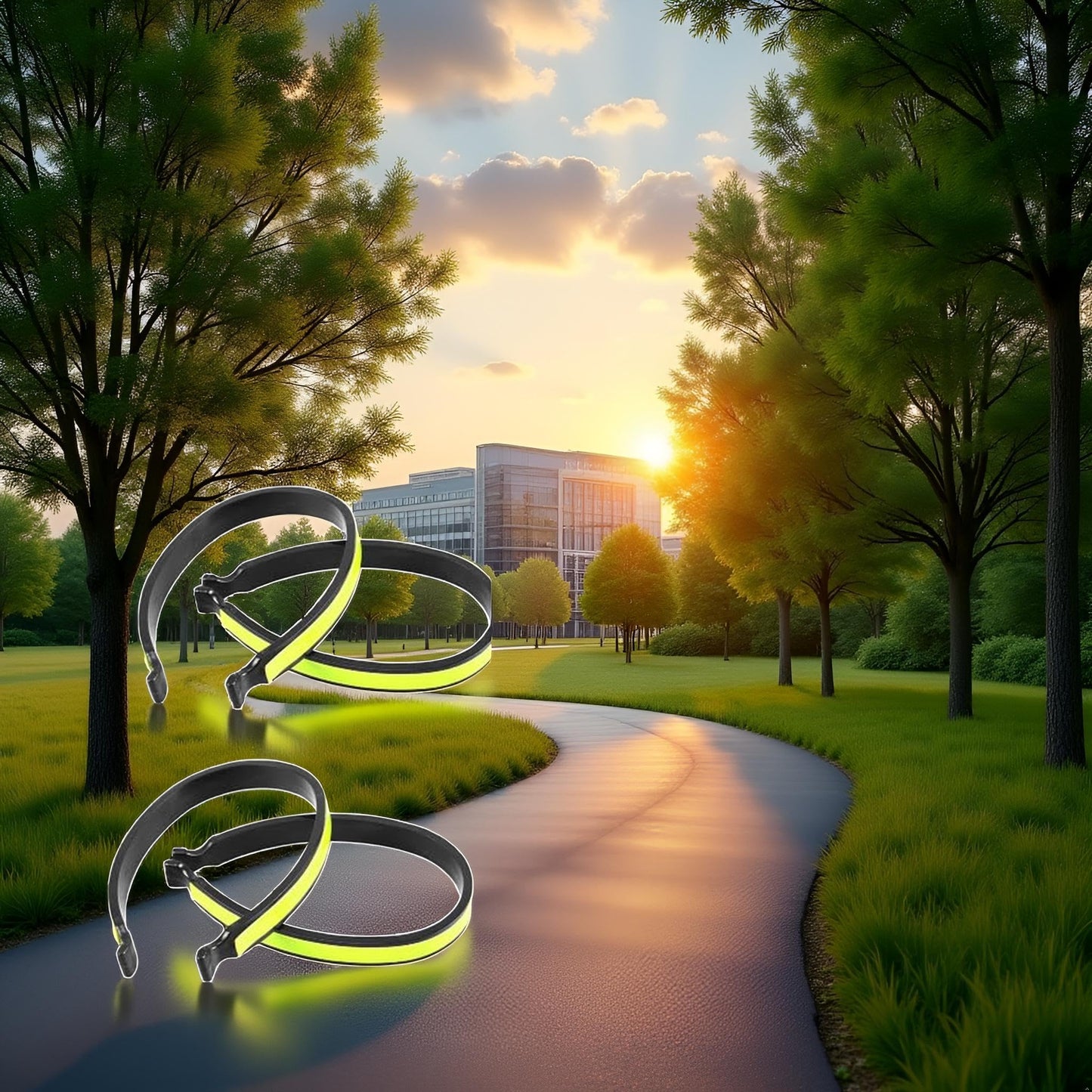 3Pcs Cycling Trouser Clip Cycling Ankle Safety Band Reflective Bicycles Clip Pant Leg Cuff Clip Bikes Cycling Equipment Cycling Trouser Wrap Clip Reflective Gear Accessories Outdoor Recreation