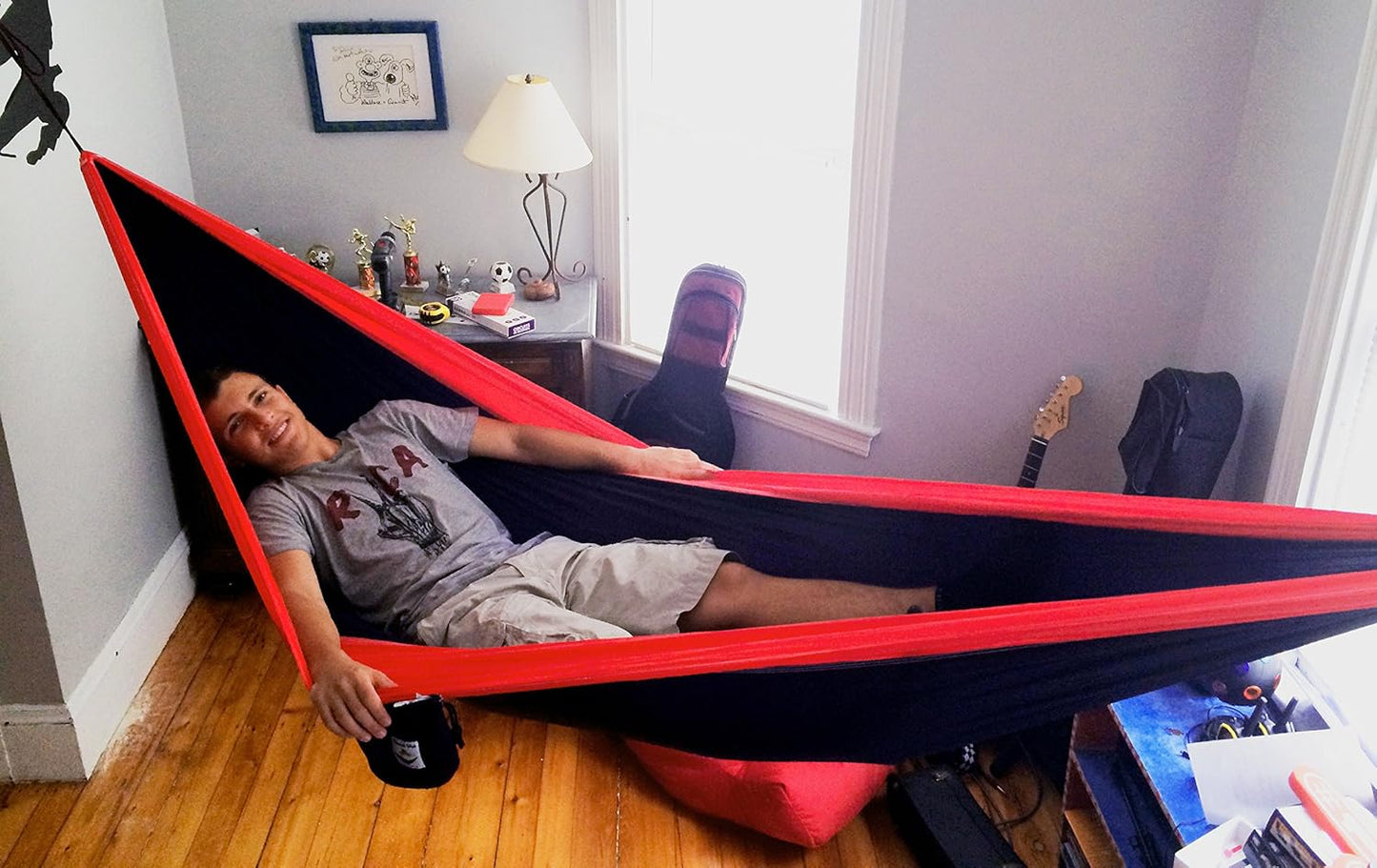 Hammock Bliss Single - Camping Hammock - Camping Essentials, Portable Hammock - The Longest Single Hammock On Earth for Outside, Hiking, and Travel