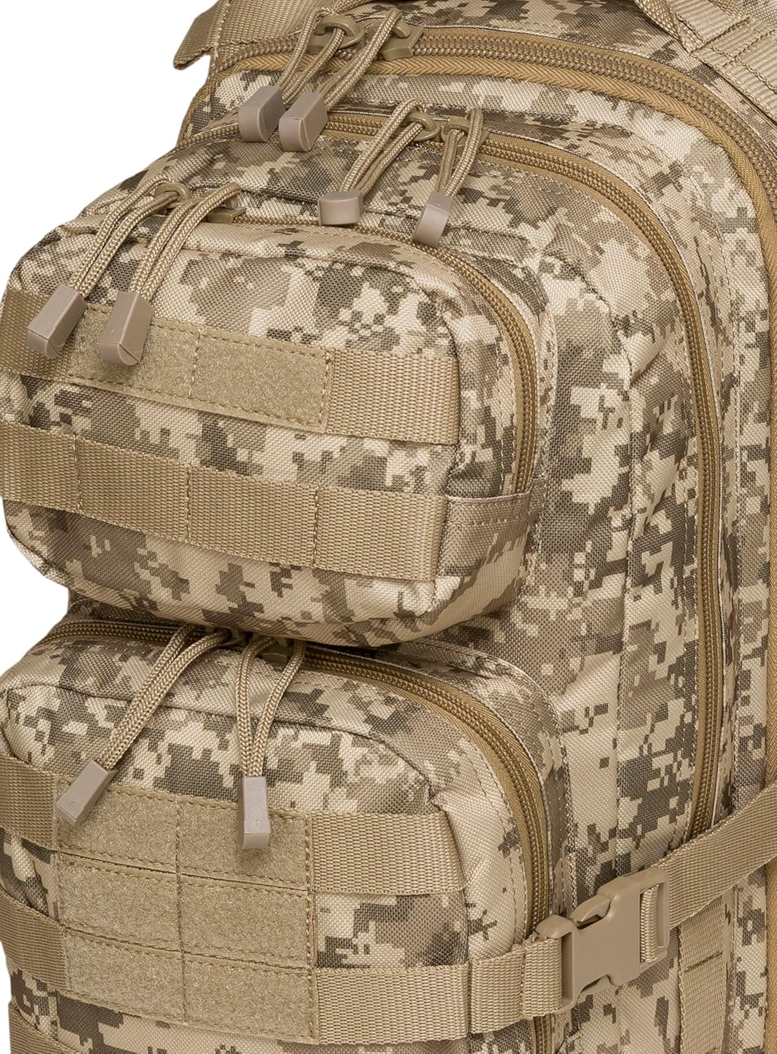 Surge Tactical Hydration Pack by Fieldline | Military Backpack with MOLLE System | Survival Bug Out Bag | 22L Storage Capacity + 3L Reservoir (Digital Sand)