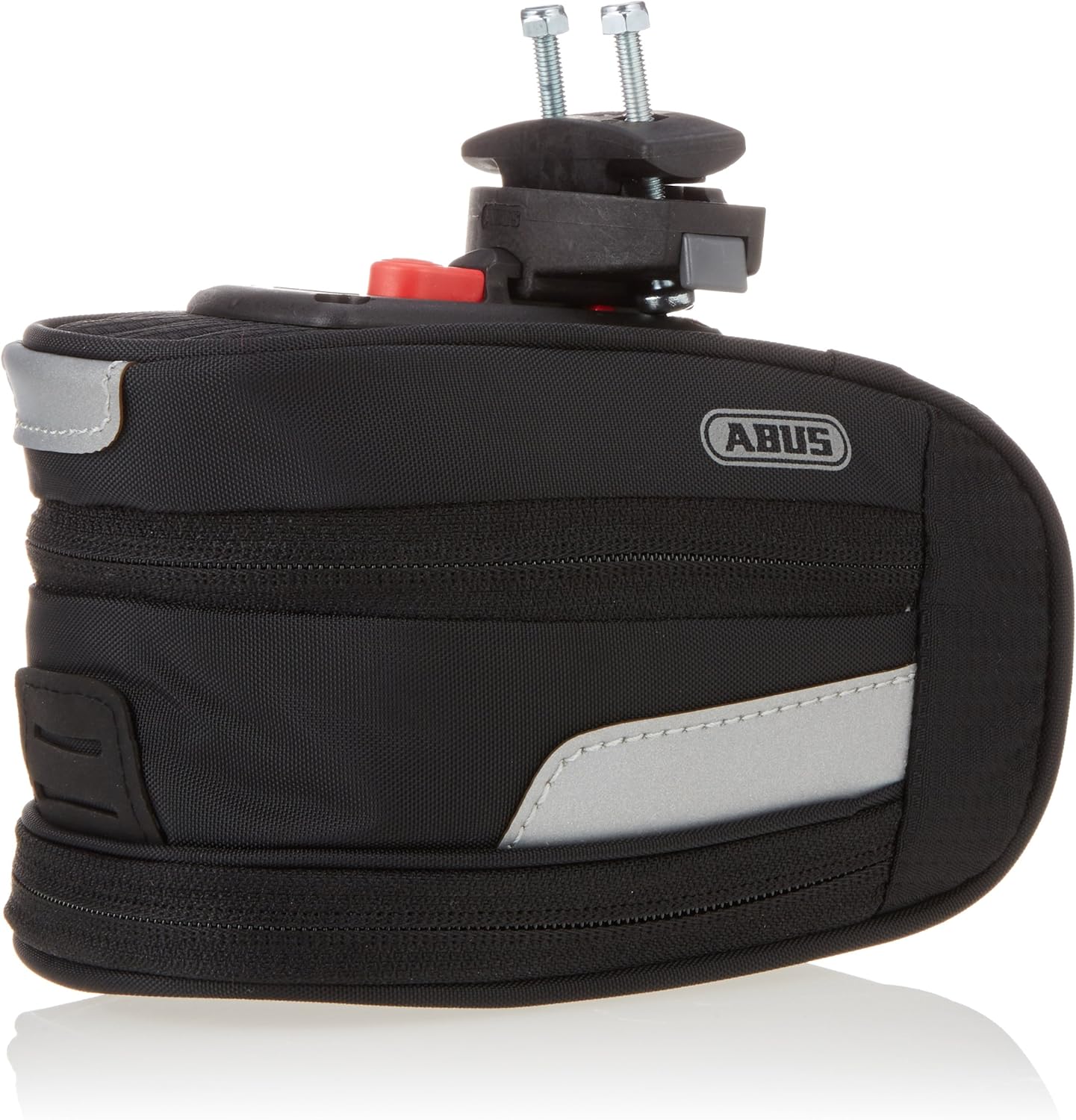 ABUS ST 2100 KF Unisex Bicycle Bag + Mounting Bracket, Black/Silver, One Size