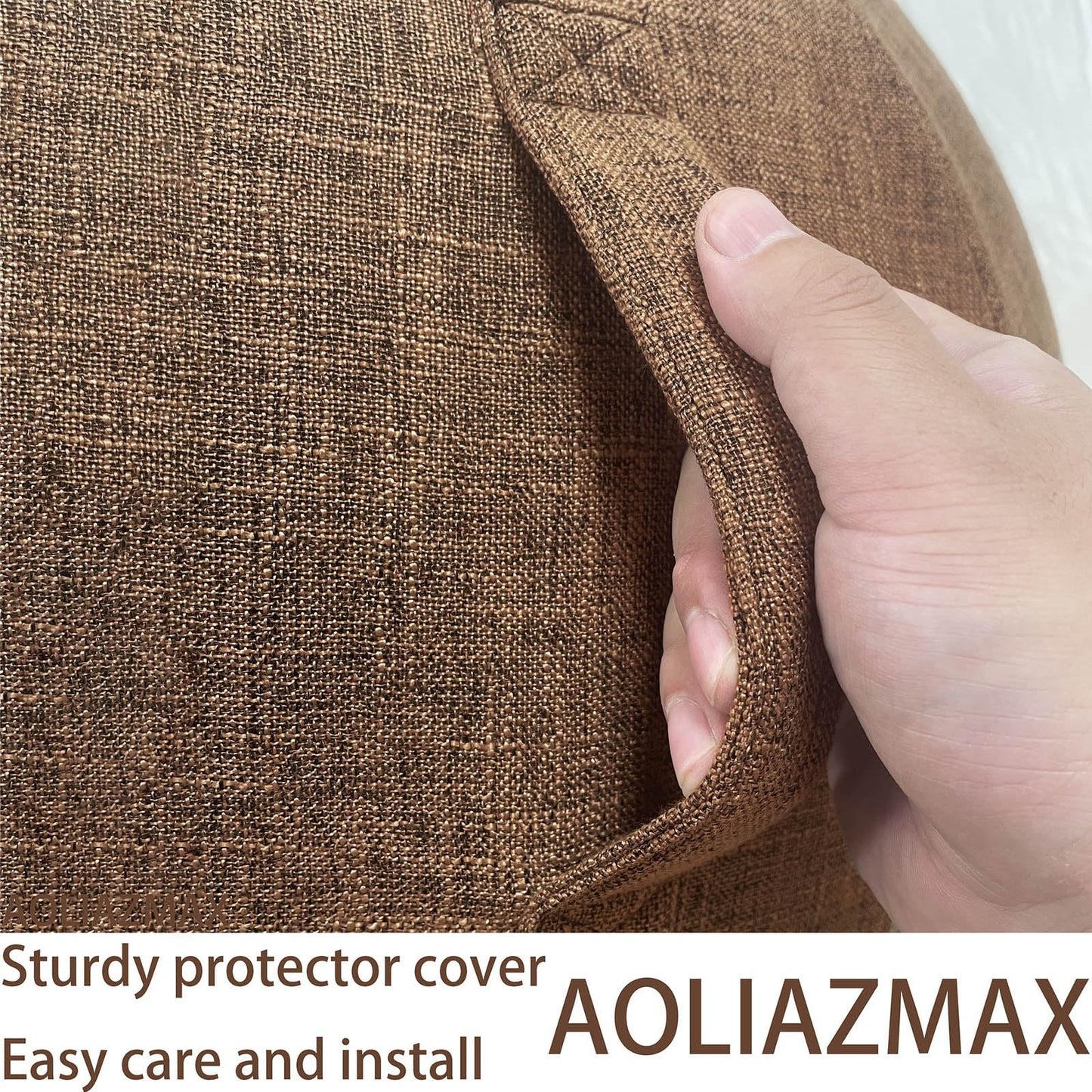 AOLIAZMAX Sitting Ball Cover, Air Stopper Plug Pin Adapter, 65cm 75cm Birthing Ball Exercise Ball Cover for Pregnancy Ball Yoga Ball Core Ball Covers Storage Bag Accessories (No Yoga Ball)