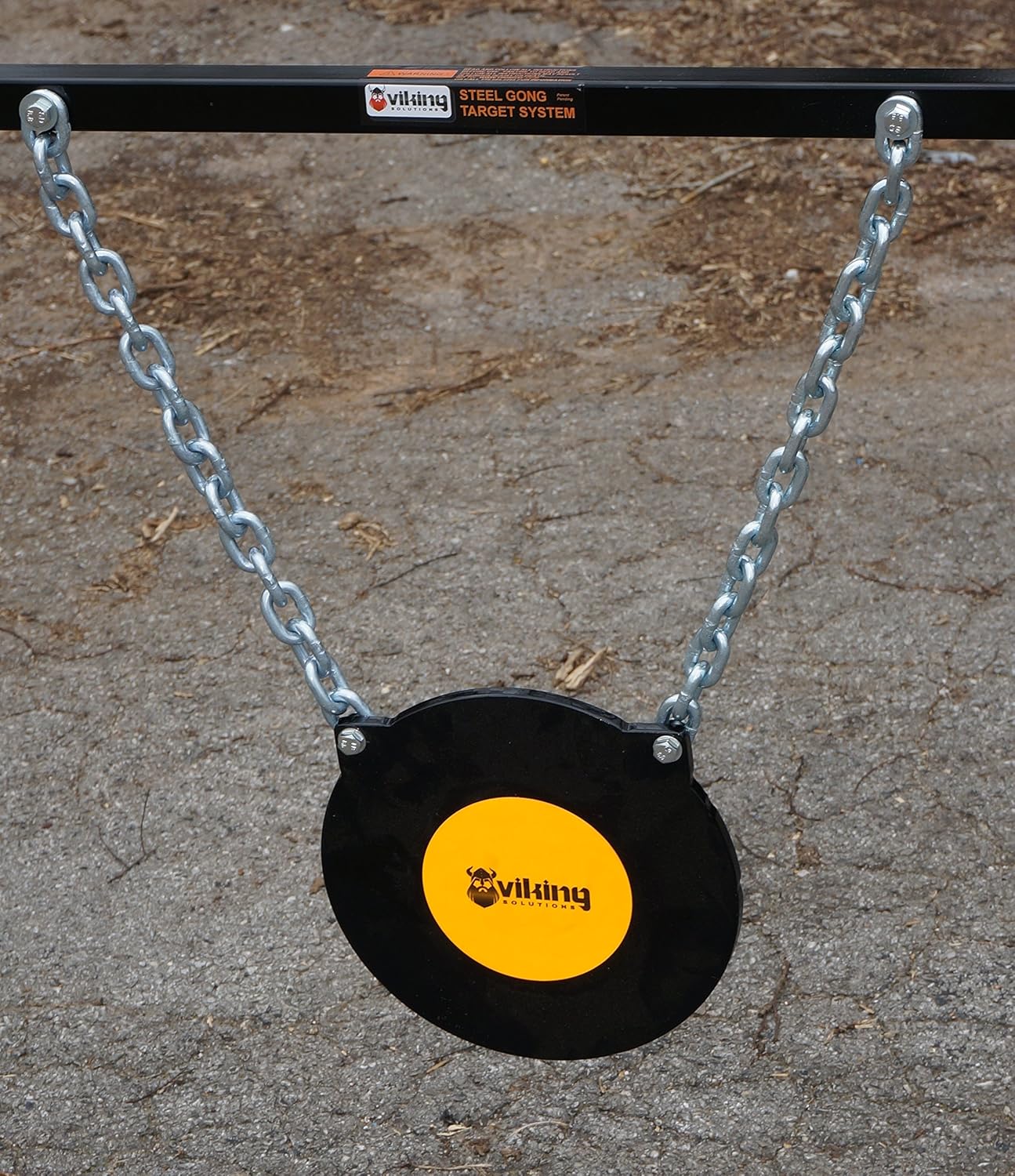 VIKING Solutions Complete Gong Target System - Durable Easy to Set Up Shooting Gear - Proof Chain and Hardware Included