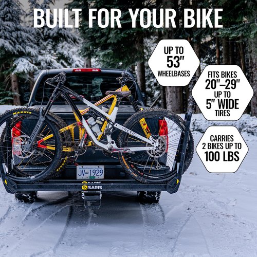Saris MHS Bike Carrier Modular Hitch System for Cars, Trucks and SUVs, Precision Machined Aluminum Bike Rack