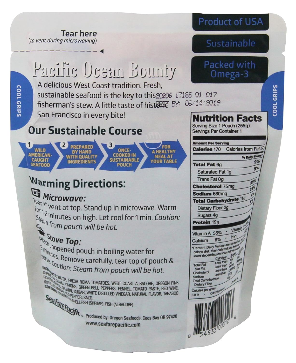 West Coast Cioppino Seafood Soup - Sea Fare Pacific, 9oz (Pack of 8)