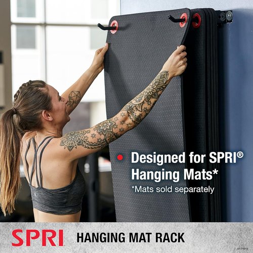 Commercial Grade SPRI Hanging Exercise & Yoga Mat for Group Fitness Classes