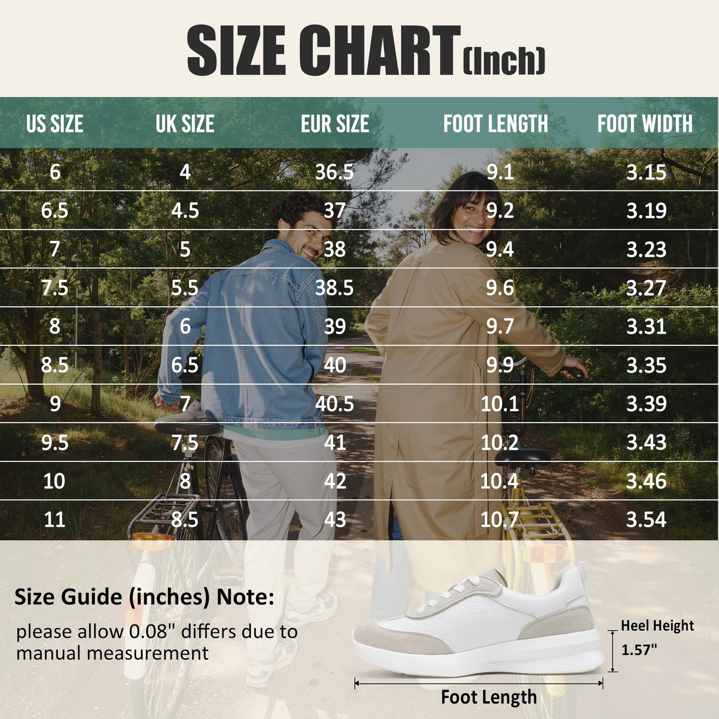 Vepose Women's White Grey Lightweight Platform Sneakers Chunky Casual Tennis Shoes, Memory Foam Non Slip, Suede Pu Lace Up, Everyday Walking Travel Office Size 8.5(CJY8216 White Grey 08.5)