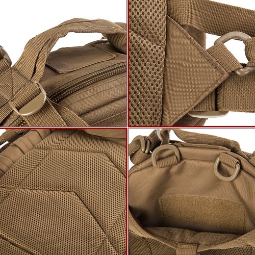 ZSearARMY Small Military Survival Backpack Tactical Hydration backpack for Hiking Riding (TAN)