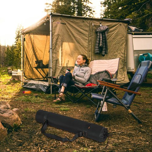 WELIDAY Camp Chair Replacement Bag Outdoor Folding Chair Carrying Bag with Shoulder Strap Heavy Duty Chair Bag 42 inches(Black)