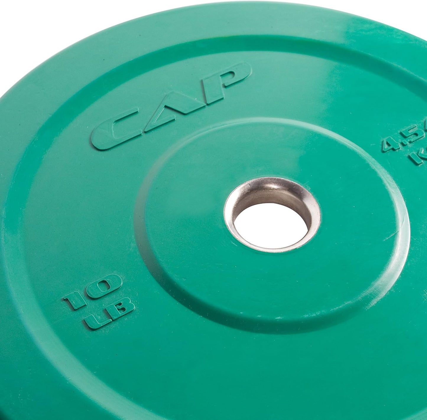 CAP Barbell Olympic 2-Inch Rubber Bumper Plate, Single
