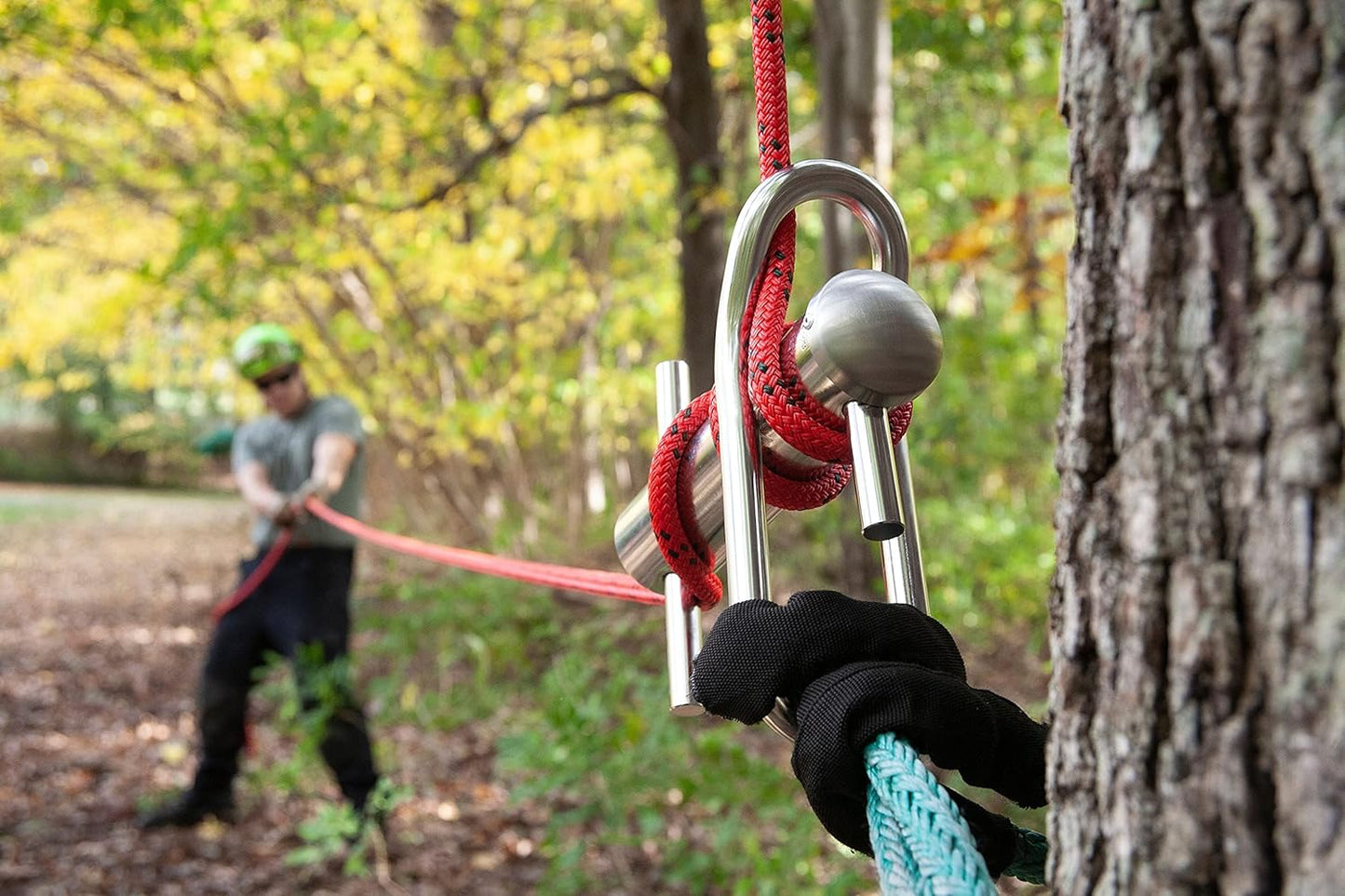 Notch Medium Portawrap Compact Stainless-Steel Rope Friction Device, Arborist Designed for Lines up to 5/8" to Lower Heavy Wood in Controlled Manner, WLL: 2,000 lbs. (POWMSS)