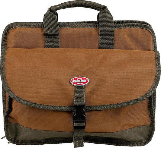 Bucket Boss Contractor's Briefcase in Brown, 62100, Brown|Brown and Green