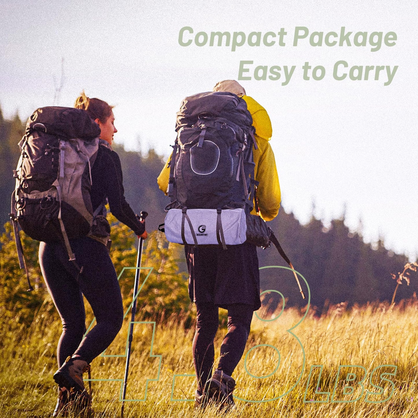 G2 GO2GETHER Foldable Camping Cot, Durable Travel Tent Cot, Ultralight for Backpacking, Comes with Storage Bag(Black/Green/Brown) (Grey)