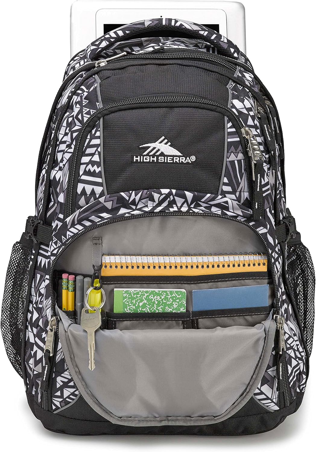High Sierra Swerve Laptop Backpack, Crimson/Black, One Size