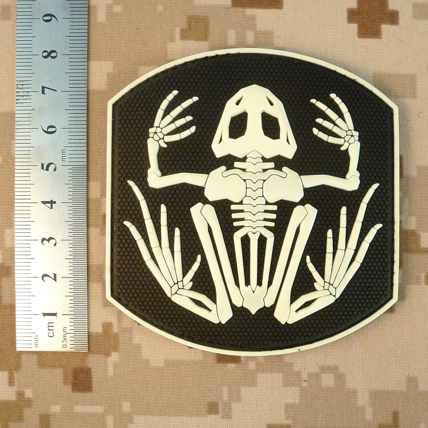Tactical PVC Patch Frogman Bone Frog Seals DEVGRU Compatible with Velcro Patches for Backpacks, Tactical Patches, Molle Accessories Military Patches, Backpack Patches, Patches for Hats