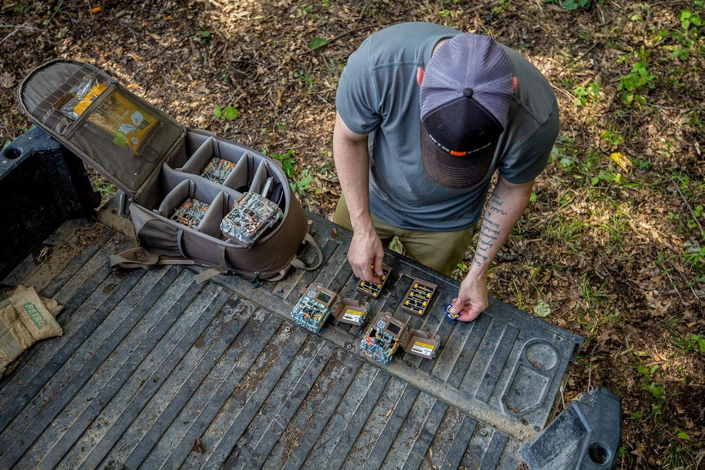 ALPS OutdoorZ Motive Trail Camera Backpack, Protective Compartments for Game Cameras and Other Gear/Game Camera Bag/Padded, Long-Lasting & easy to carry