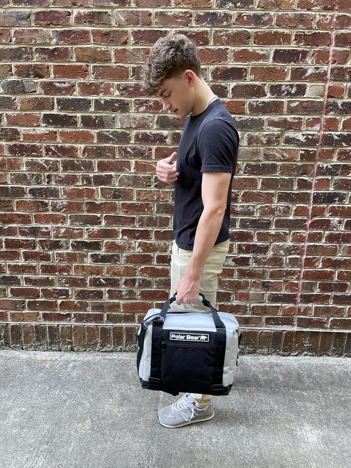 Polar Bear Coolers - Original Nylon Soft Cooler Bag - Insulated Leak Proof Beach Cooler Bag, Small Thermal Bags for Travel - Heavy Duty & Portable - Sweat Proof Picnic Carrier