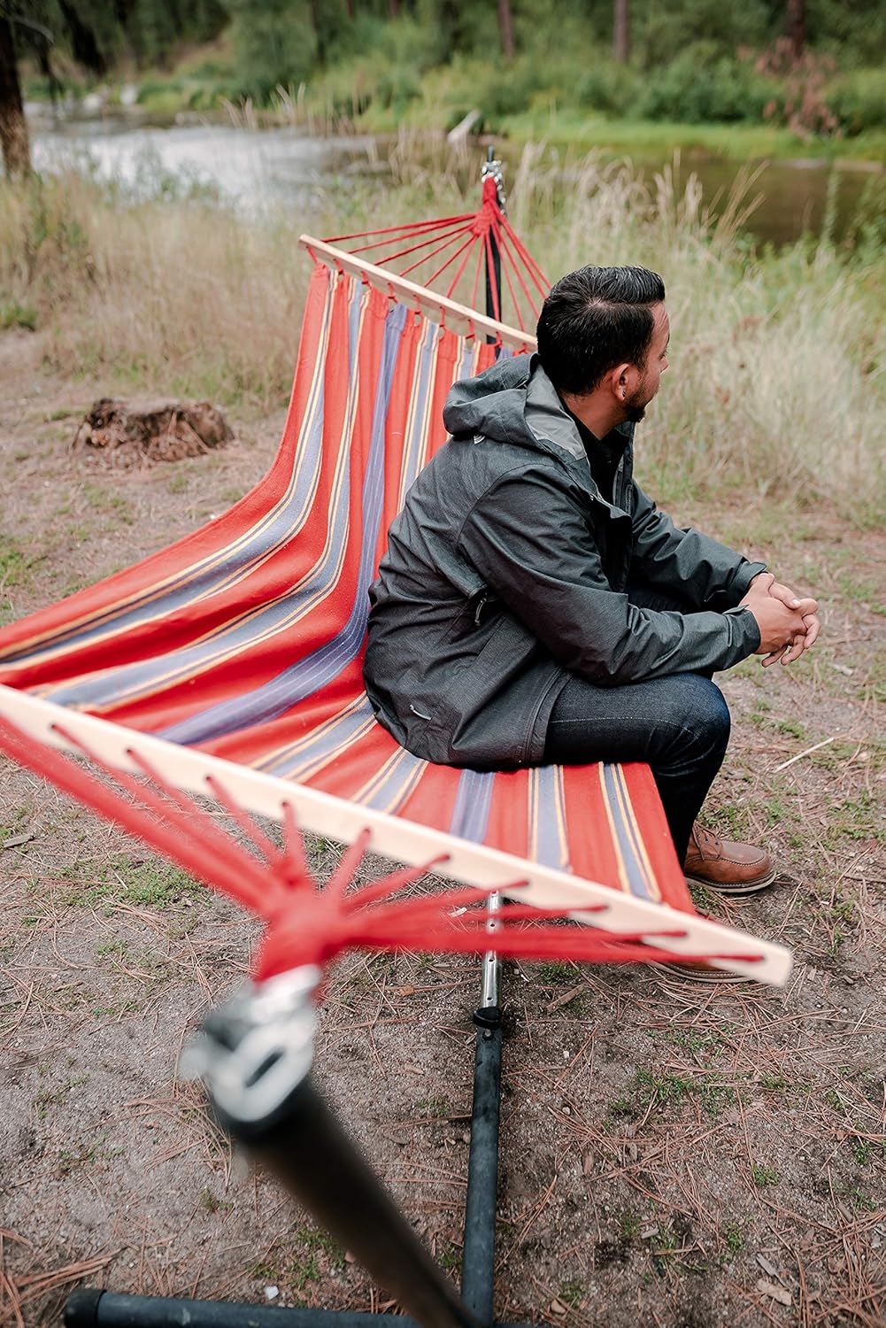 Stansport Cotton Blend Bahamas Hammock - Red (30800-60)
